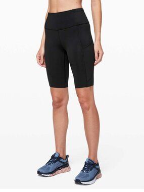 Lululemon Size 8 Fast and Free 10" Short Black